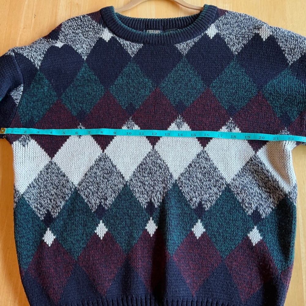 SOLD Vintage Stefano Man 100% acrylic sweater men’s medium EUC - Picture 4 of 9